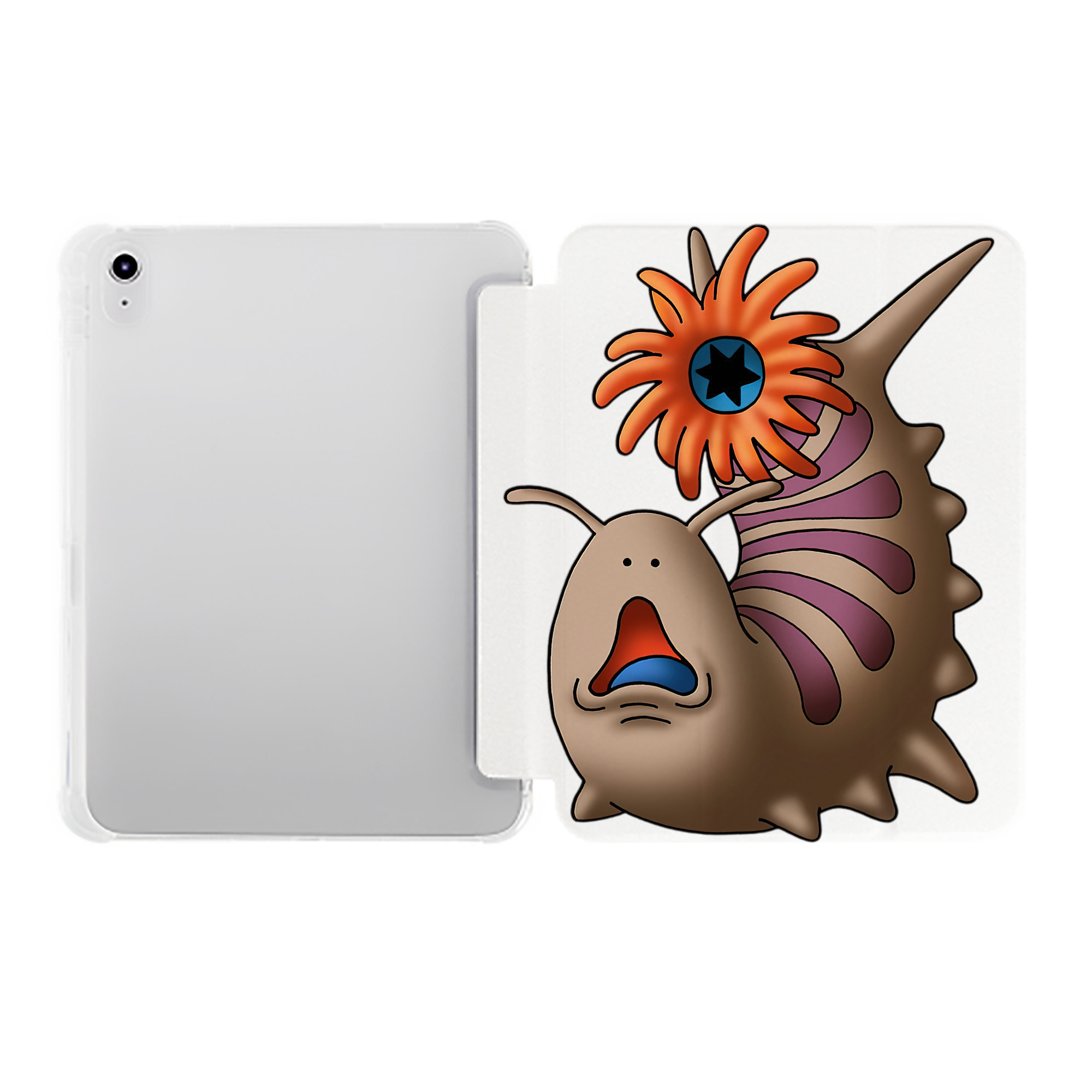 （画像用） ドラゴンクエスト Doragon Kuesuto Dragon Quest IPad ケース ペン収納付き 三つ折りスタンド PUレザー×シリコン 対応機種9.5/10.5/10.9インチ